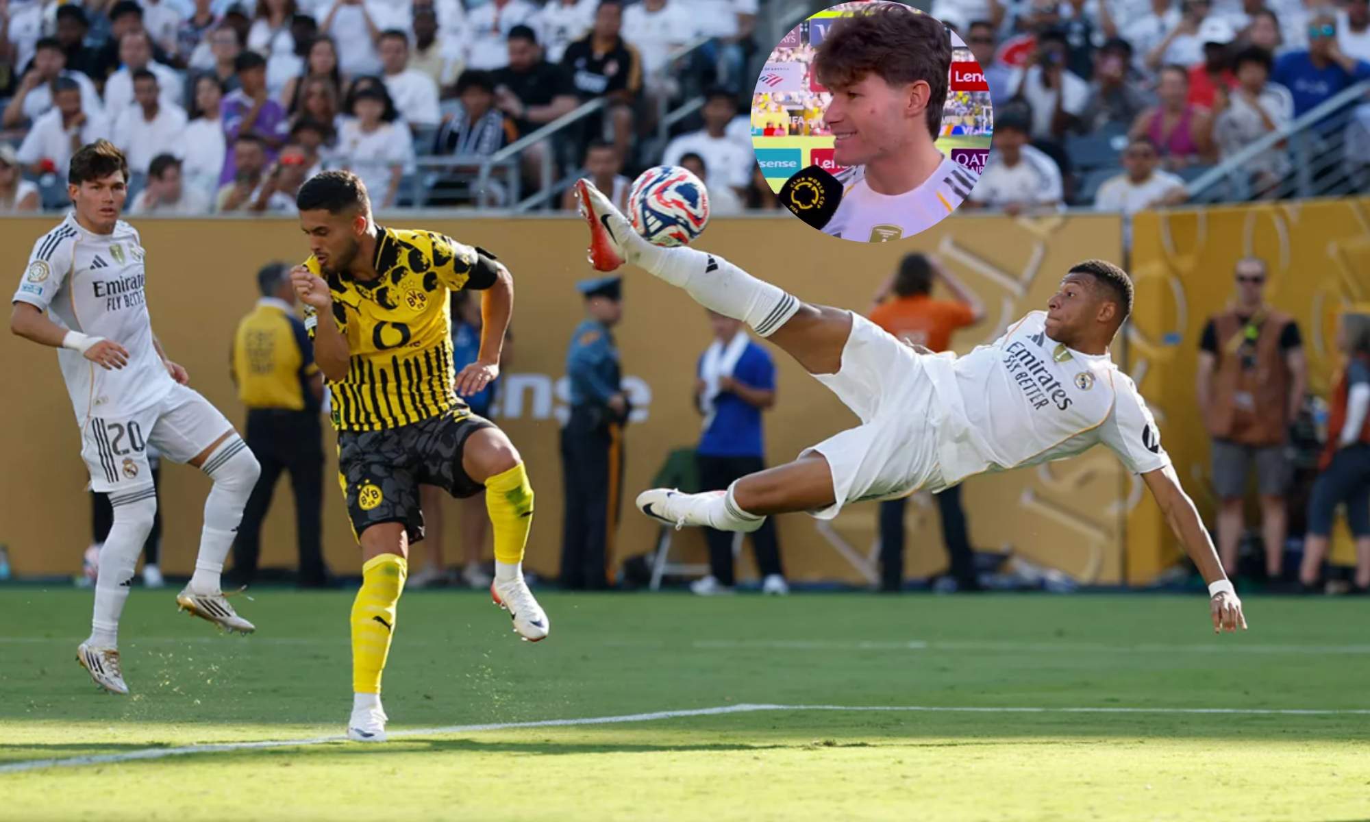 Fran García confiesa cual fue su reacción al golazo de Mbappé