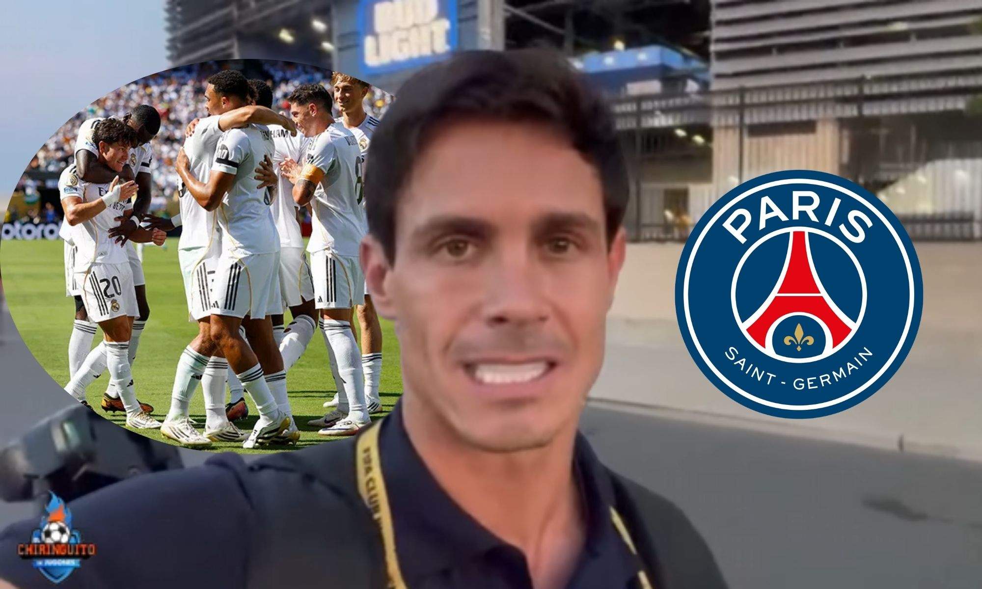 Edu Aguirre y Real Madrid - PSG