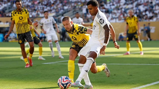 Rodrygo frente al Borussia Dortmund Rodrygo frente al Borussia Dortmund
