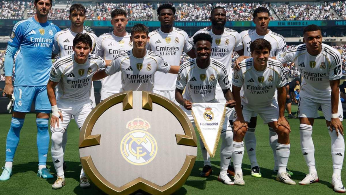 Once del Real Madrid ante el PSG Once del Real Madrid ante el PSG