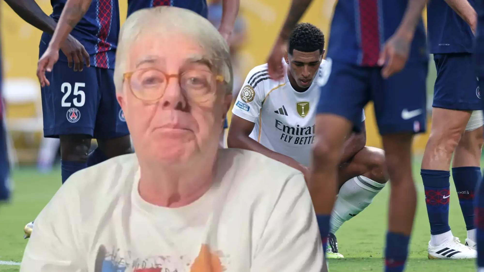 Siro López, muy cabreado con algunos jugadores del Real Madrid tras la derrota. Siro López, muy cabreado con algunos jugadores del Real Madrid tras la derrota.