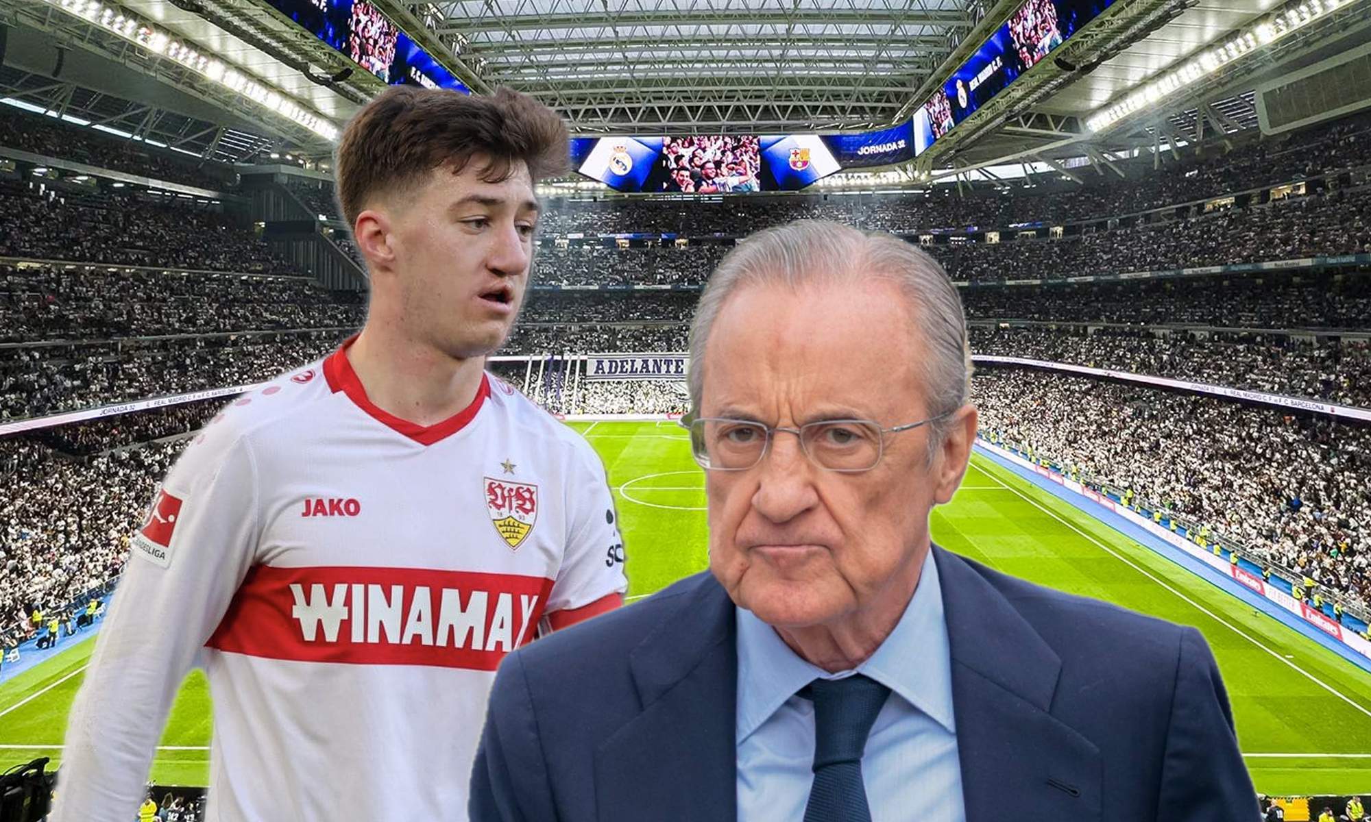 Stiller y Florentino Pérez