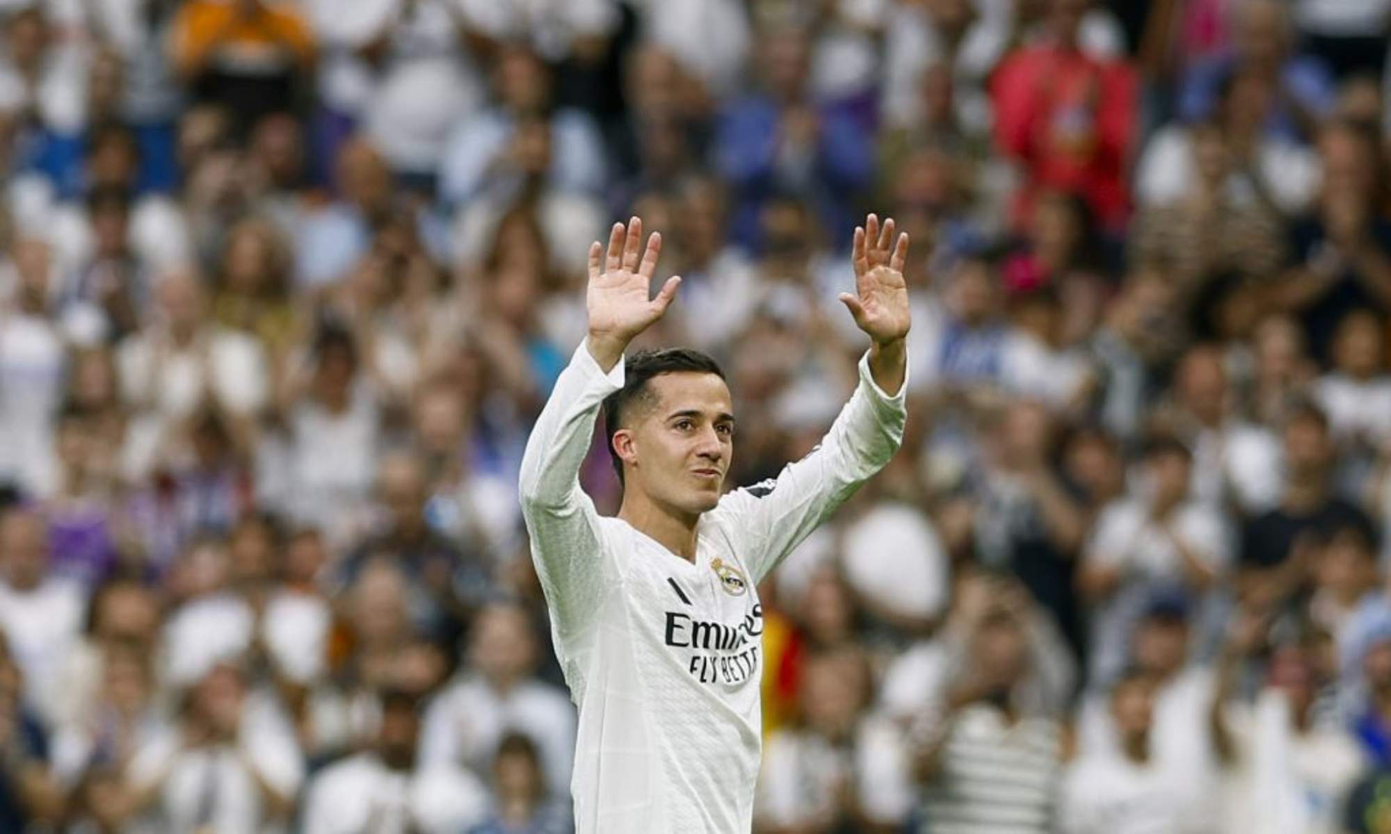 Lucas Vázquez, en su último partido con el Real Madrid en el Santiago Bernabéu, el pasado 24 de mayo.