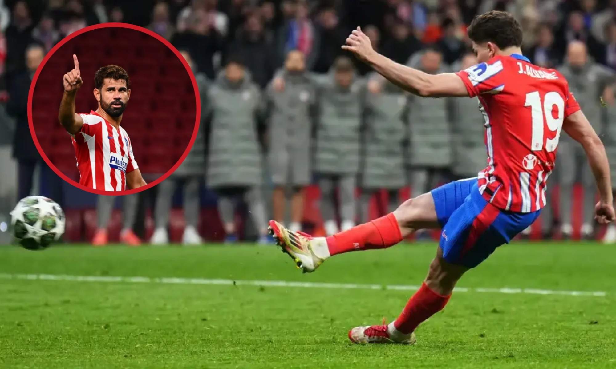 Diego Costa se ha referido al penalti del doble toque de Julián Álvarez contra el Real Madrid en Champions.