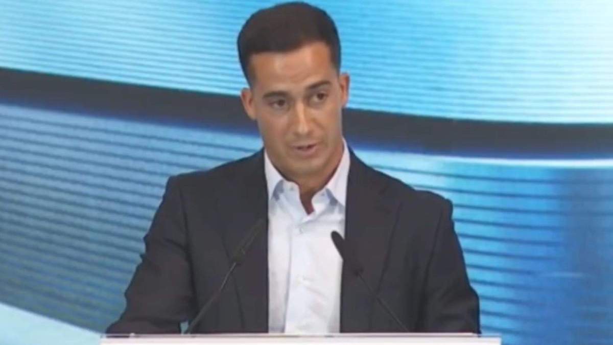 Lucas Vázquez en su discurso de despedida