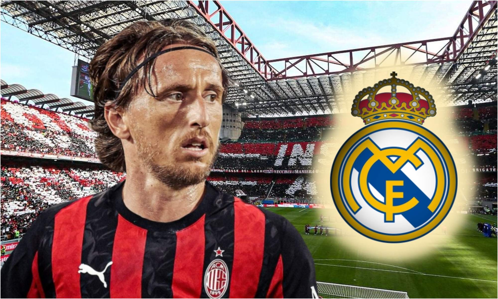 Luka Modric no termina de olvidarse del Real Madrid en su nueva etapa como jugador del Milan.