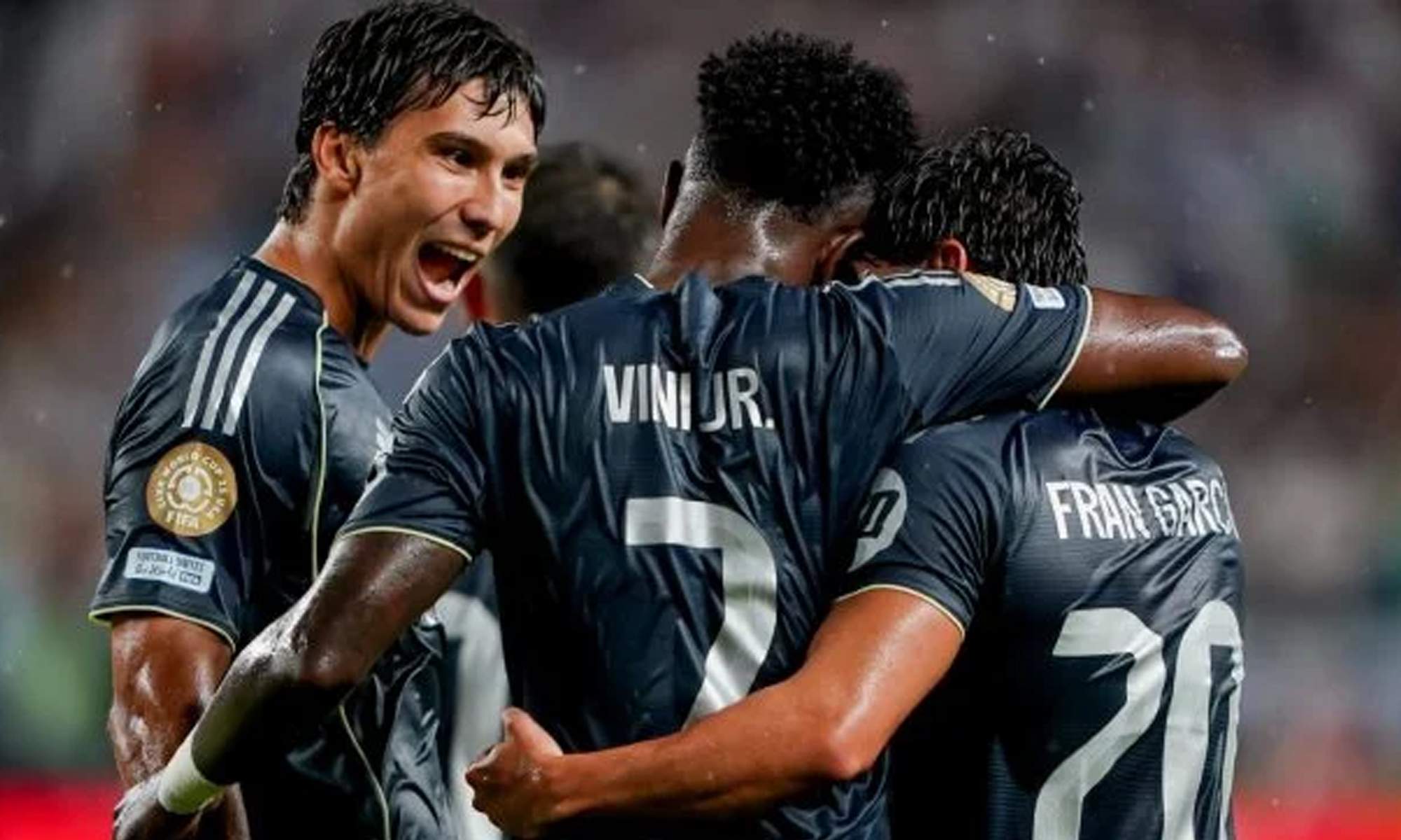 Jugadores del Real Madrid en el Mundial de Clubes. 