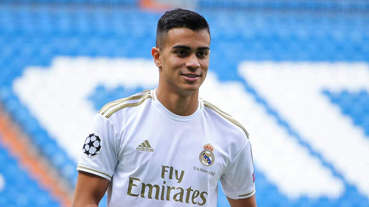 Reinier, durante su presentación como jugador del Real Madrid. Reinier, durante su presentación como jugador del Real Madrid.