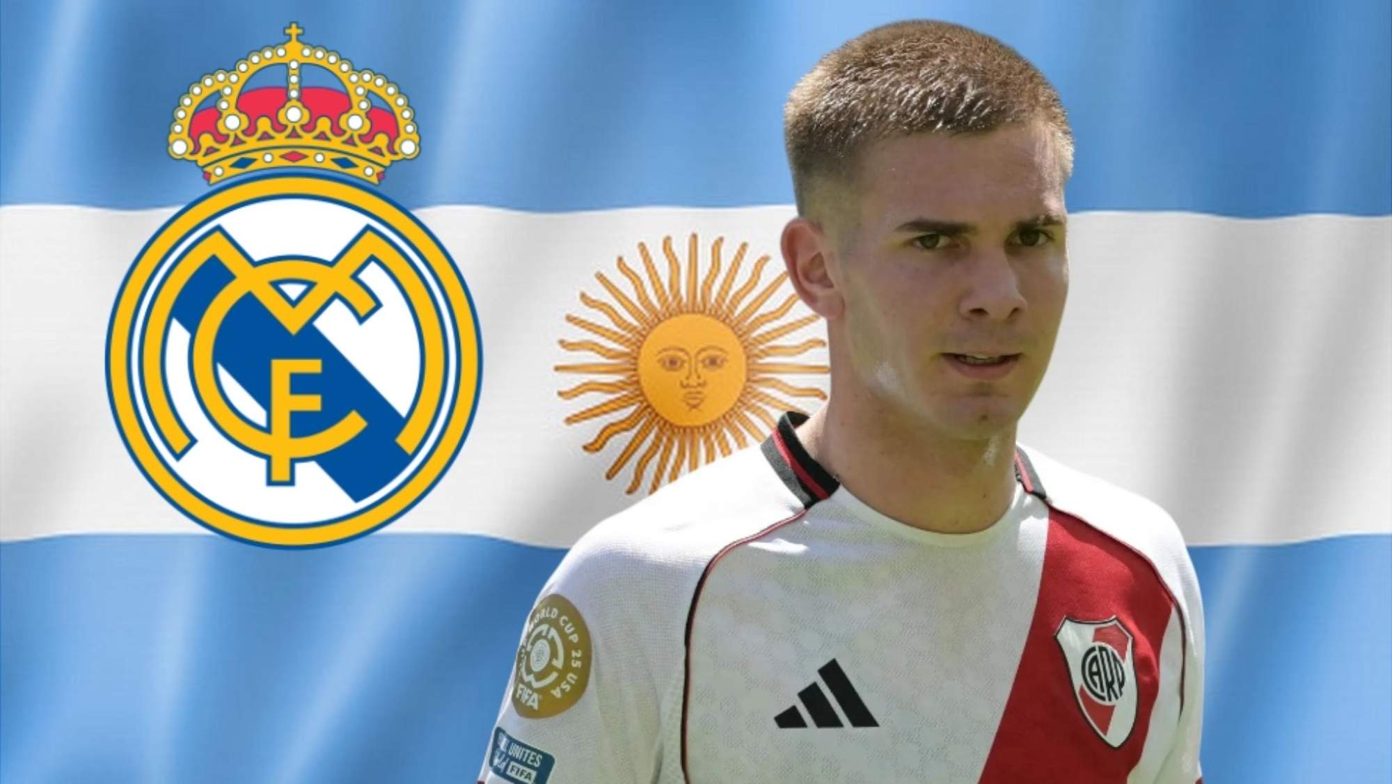 En Argentina sorprende el cambio de planes del Real Madrid con Franco Mastantuono.