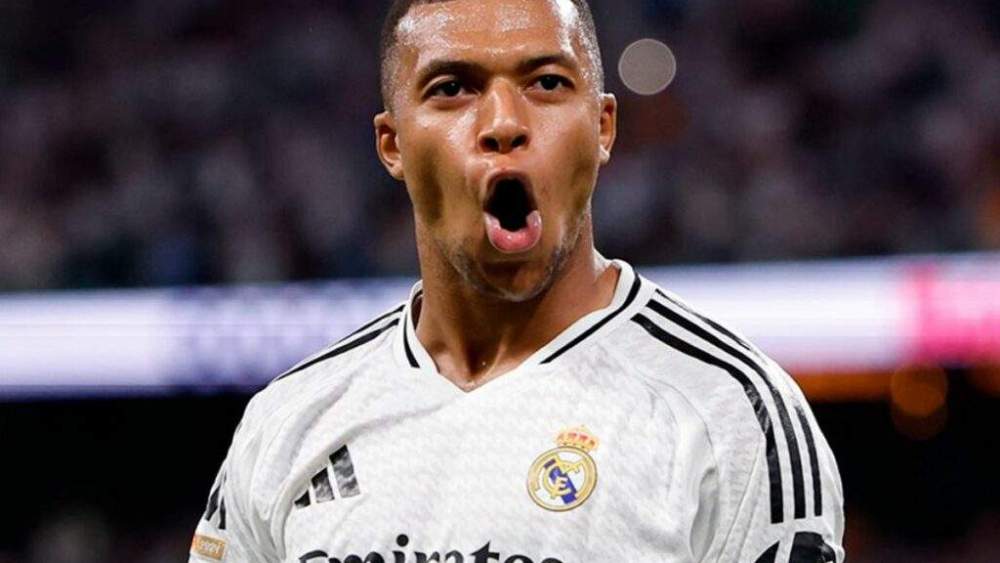 kylian mbappe celebracion gol realmadrid