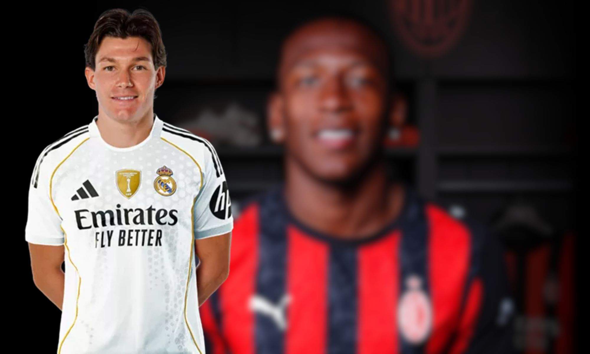 Fran García y Estupiñán con el Milán