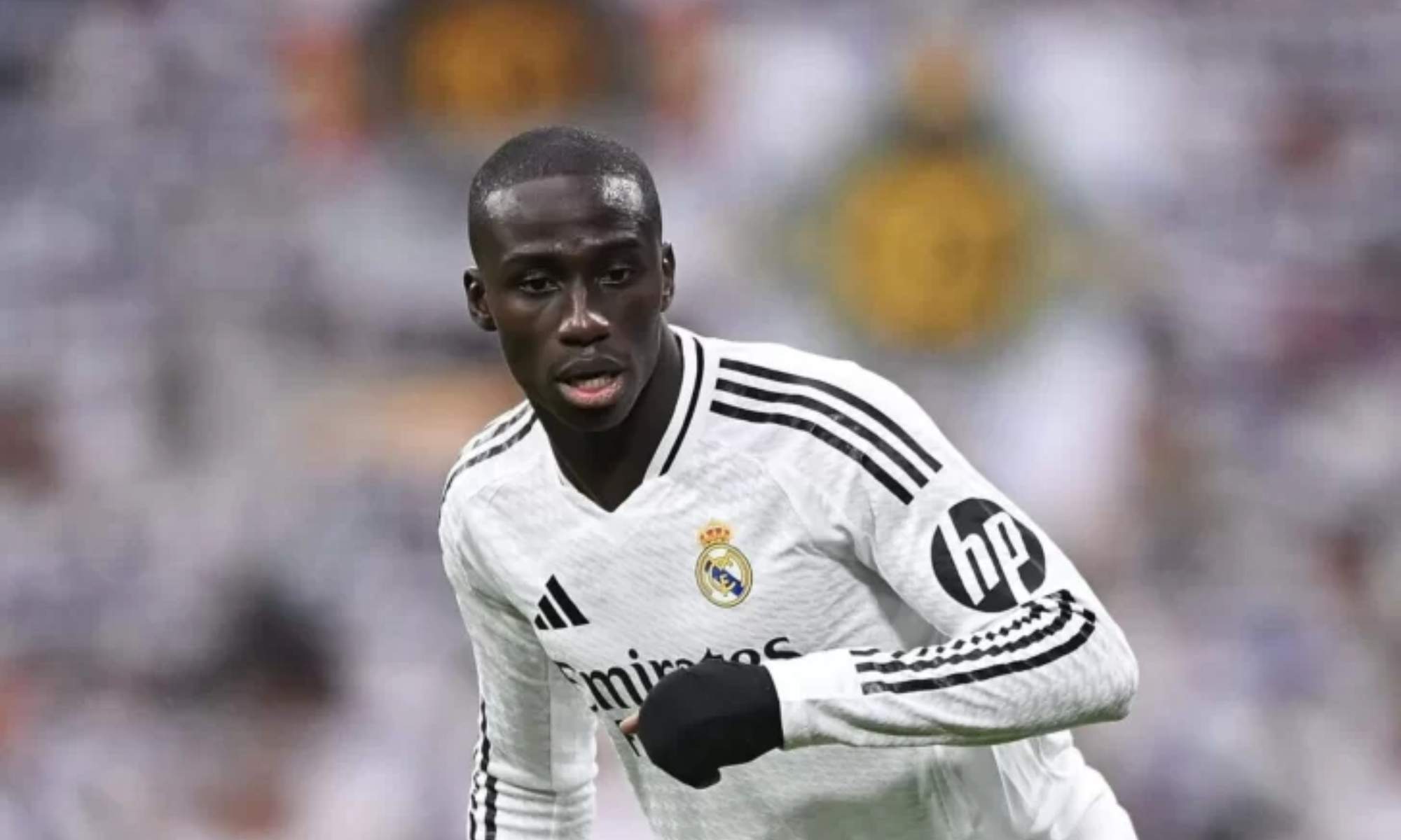 Ferland Mendy, durante un partido disputado por el Real Madrid la temporada pasada.