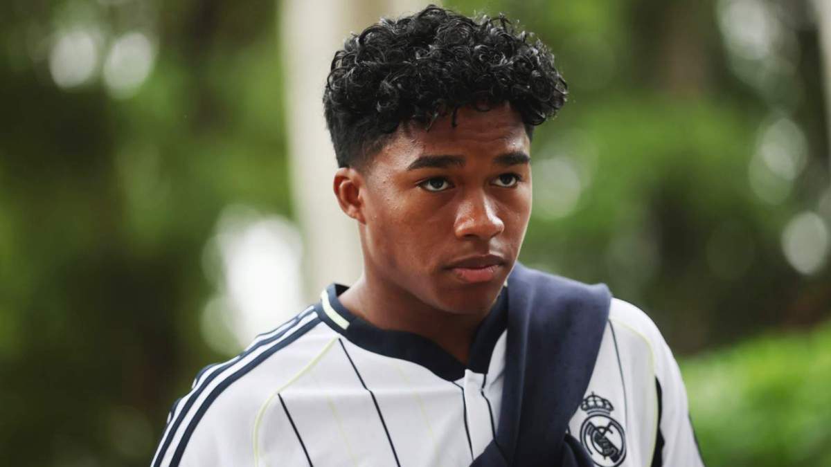 Endrick Felipe, durante una concentración con el Real Madrid en el Mundial de Clubes. Endrick Felipe, durante una concentración con el Real Madrid en el Mundial de Clubes.