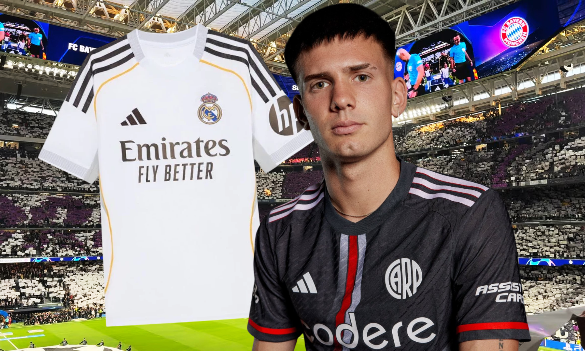 Franco Mastantuono ya sabe el dorsal que podría llevar en el Real Madrid.