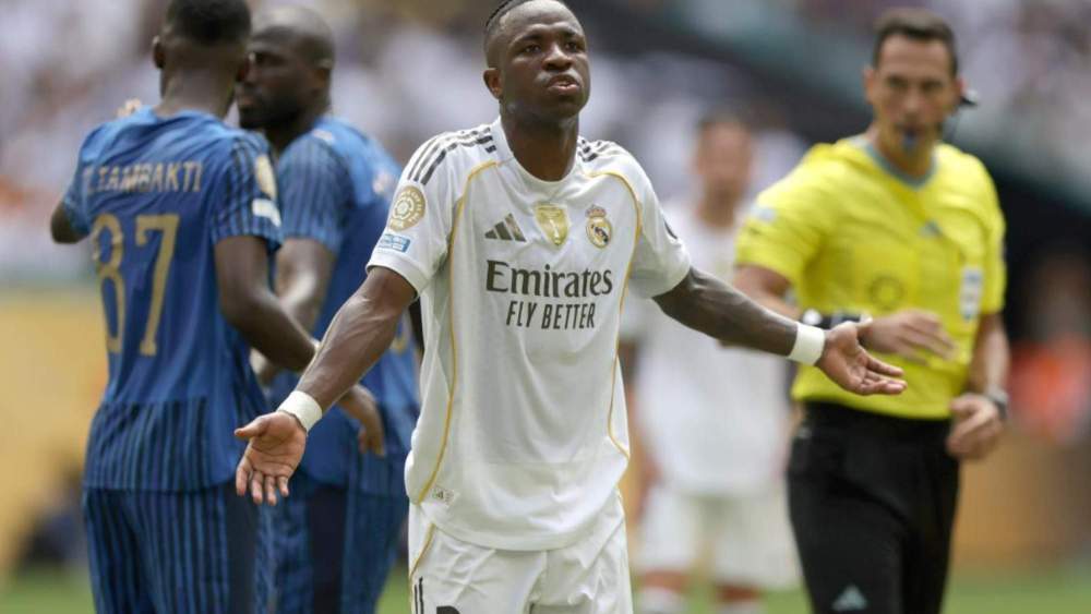 Vinicius Junior, durante un partido del Real Madrid en el Mundial de Clubes. Vinicius Junior, durante un partido del Real Madrid en el Mundial de Clubes.
