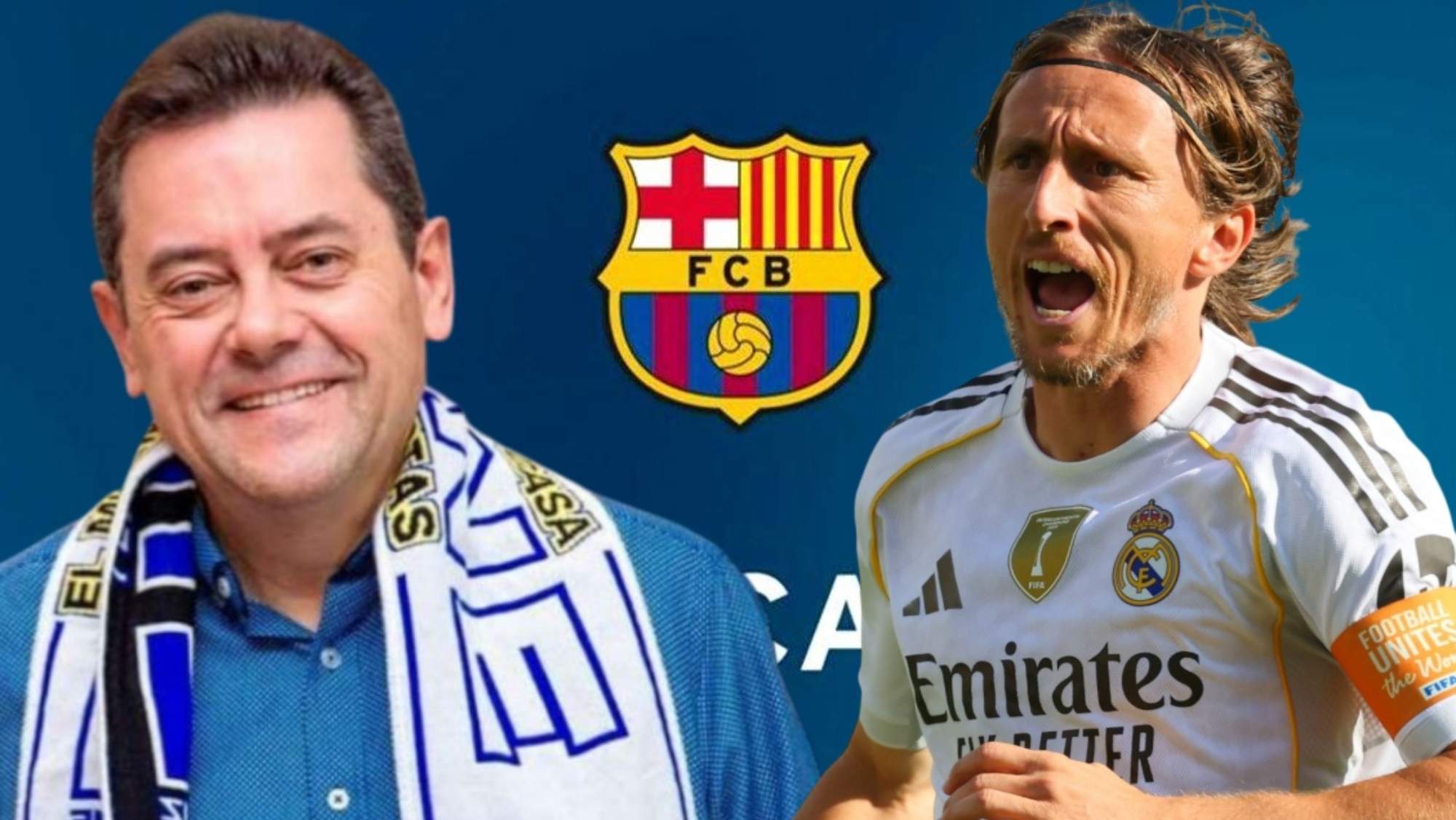 La respuesta de Tomás Roncero tras el mensaje de Barça TV sobre Luka Modric.