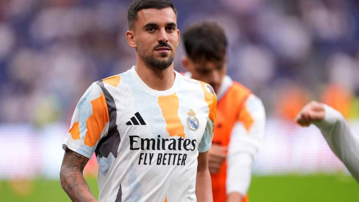 Dani Ceballos, durante un calentamiento previo a un partido de la temporada pasada. Dani Ceballos, durante un calentamiento previo a un partido de la temporada pasada.