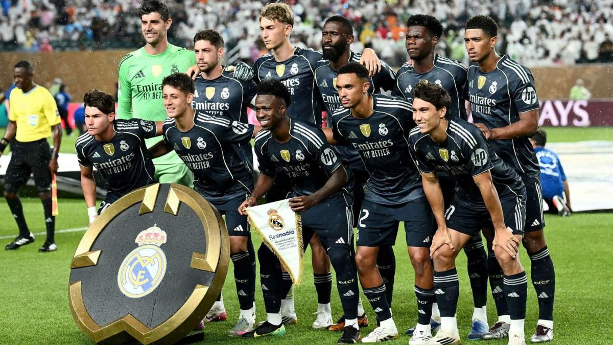 La edad media de la plantilla del Real Madrid para la nueva temporada 25/26. La edad media de la plantilla del Real Madrid para la nueva temporada 25/26.