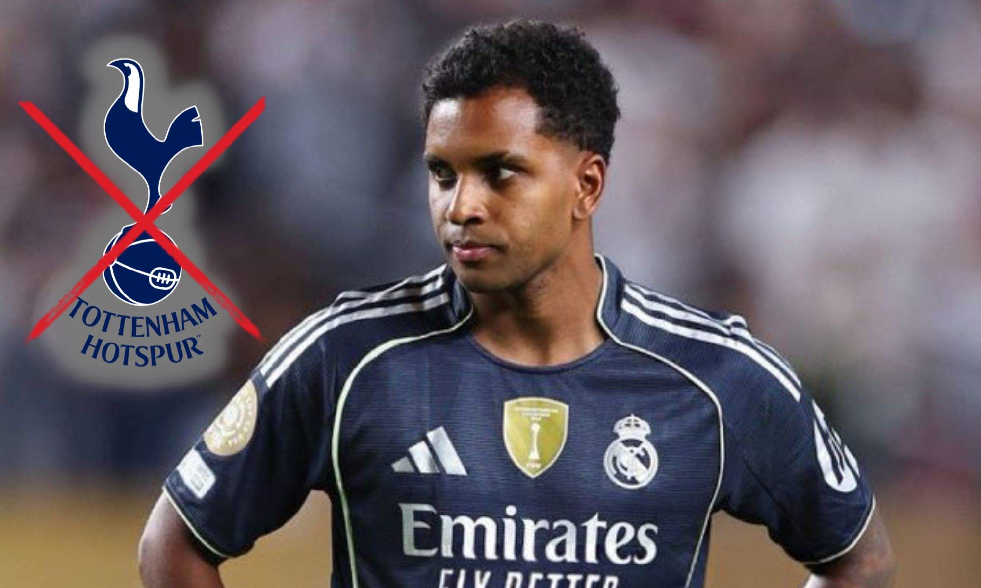El Tottenham no fichará a Rodrygo Goes, que apunta a continuar en el Real Madrid.
