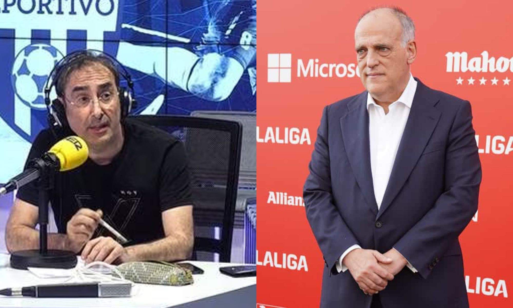 Iturralde González y Javier Tebas Iturralde González y Javier Tebas
