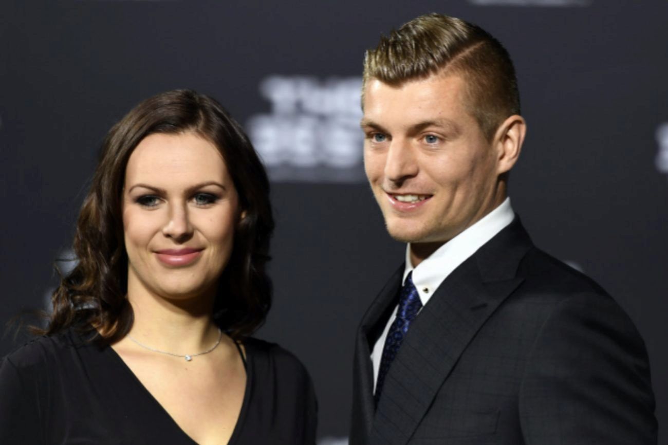 toni kroos y su mujer jessica Farber
