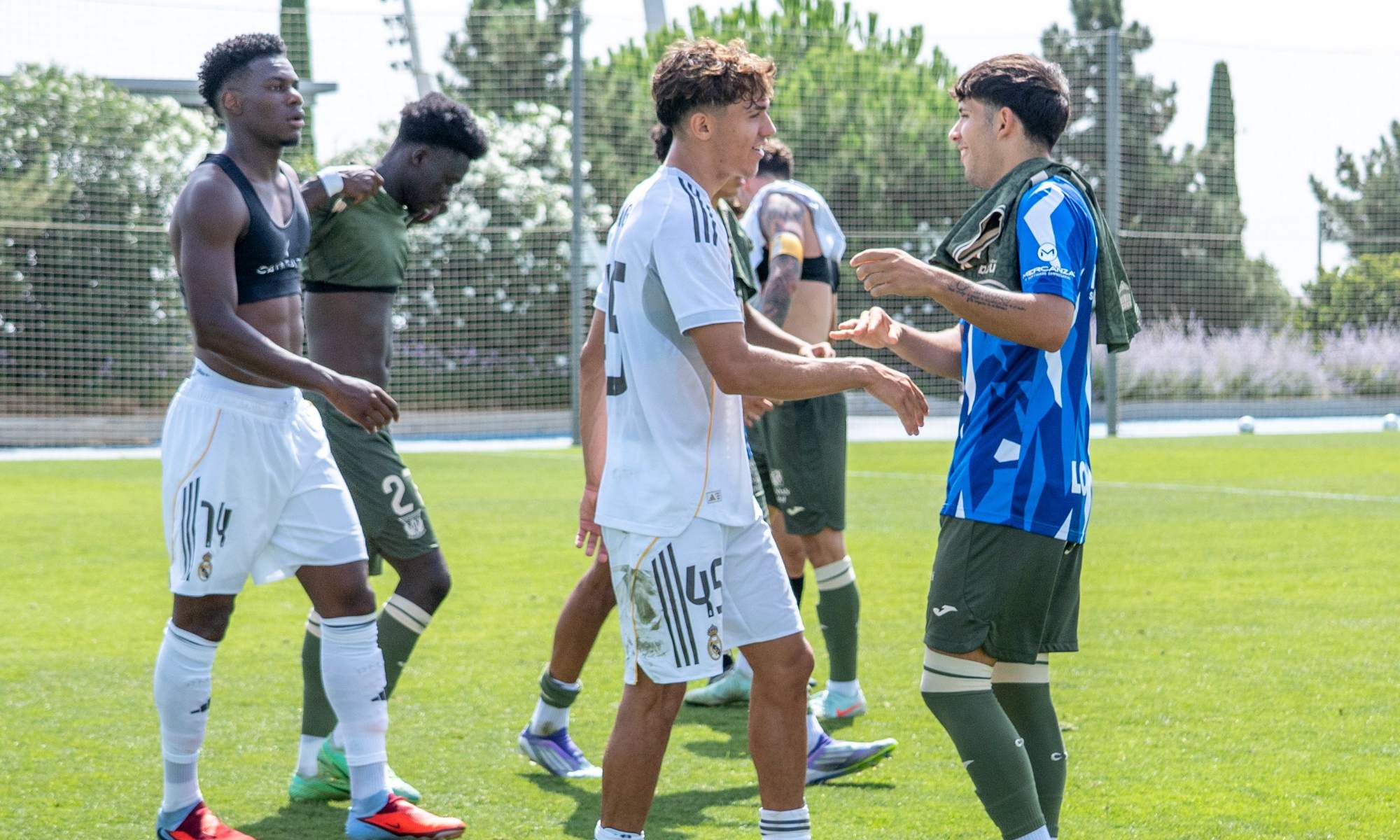 El Real Madrid se enfrentó este viernes al Leganés en Valdebebas en un partido a puerta cerrada.