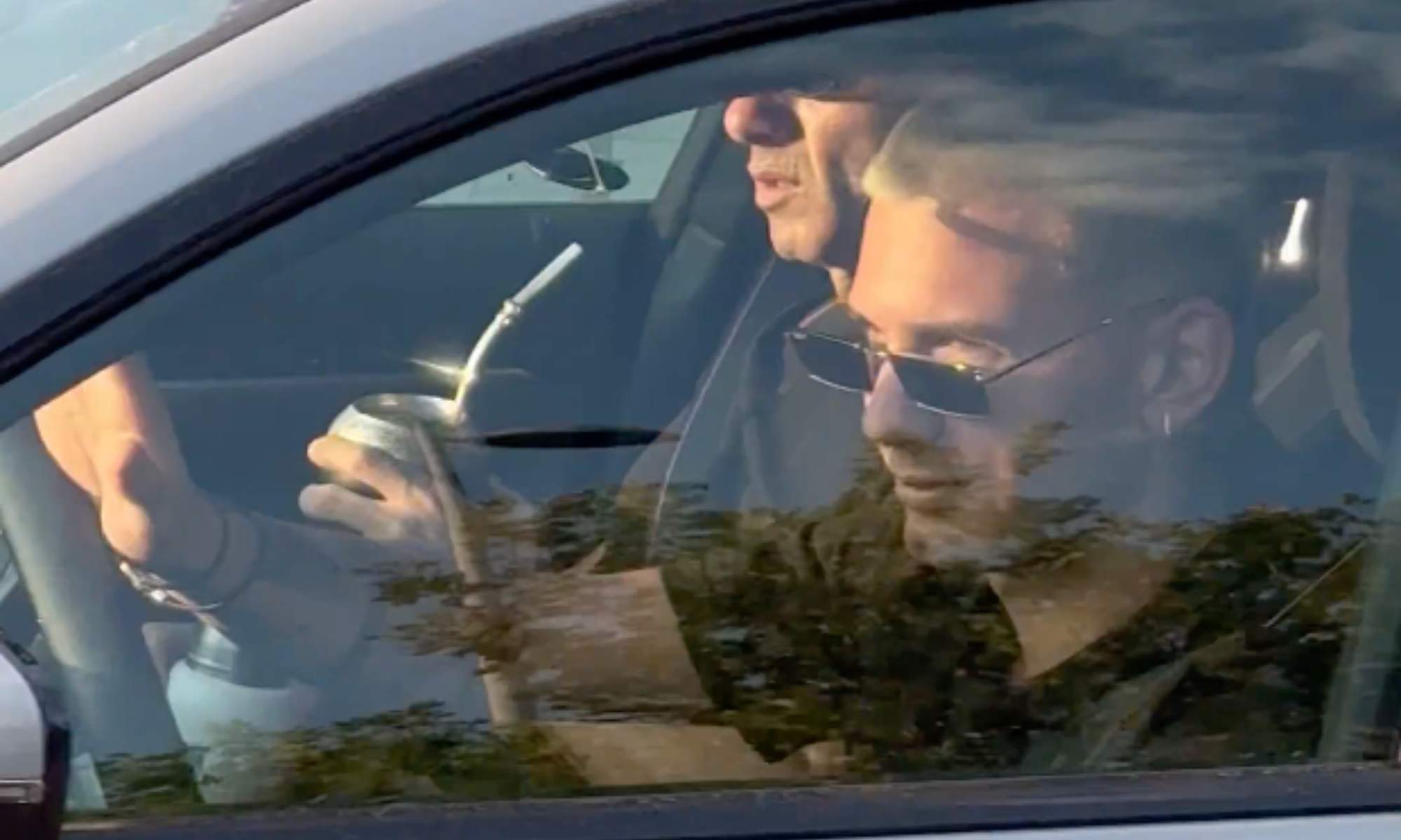 Franco Mastantuono, llegando a Valdebebas esta mañana.