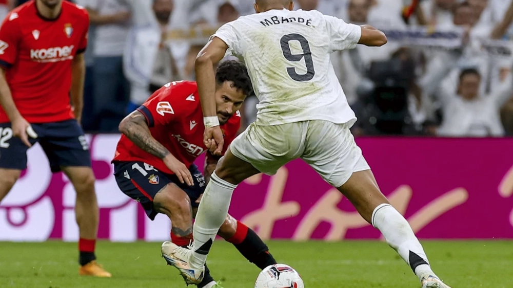 Mbappé contra Osasuna Mbappé contra Osasuna