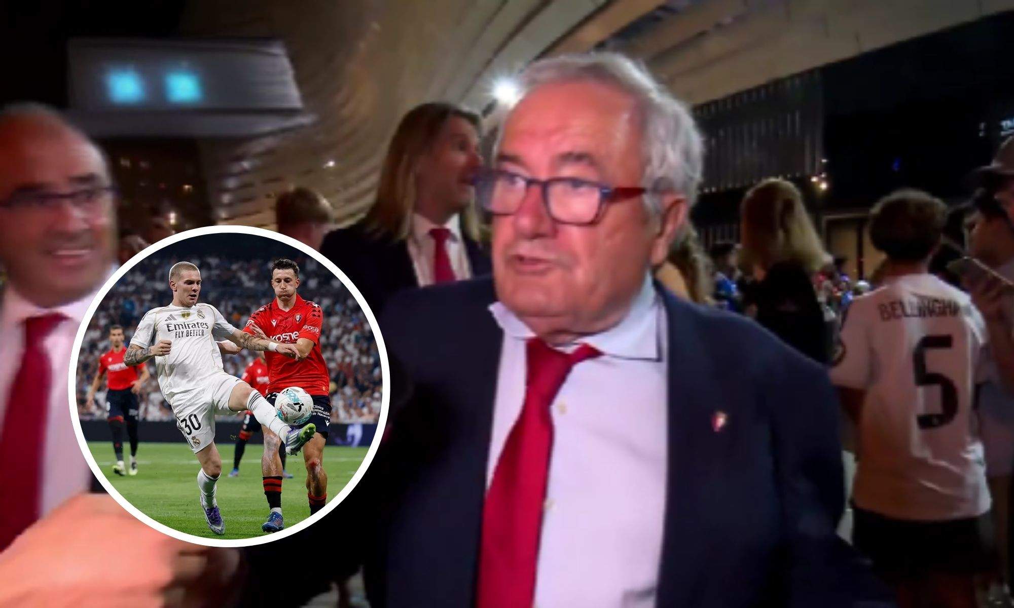 Presidente Osasuna y Mastantuono debut