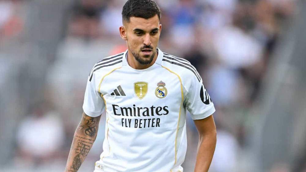 Dani Ceballos jugando un partido con el Real Madrid. Dani Ceballos jugando un partido con el Real Madrid.