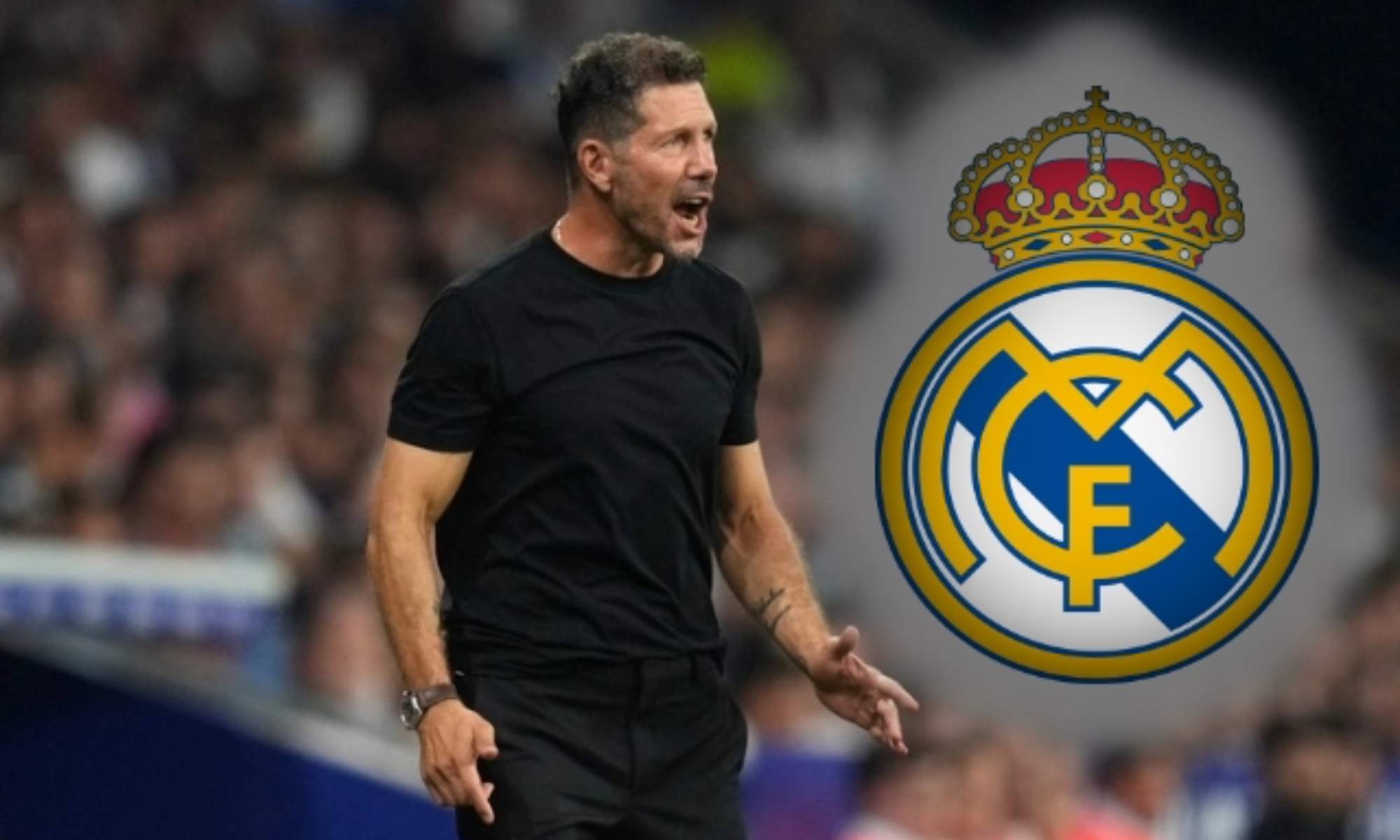Diego Pablo Simeone podría hacer de oro al Real Madrid si se lanza a por un fichaje.