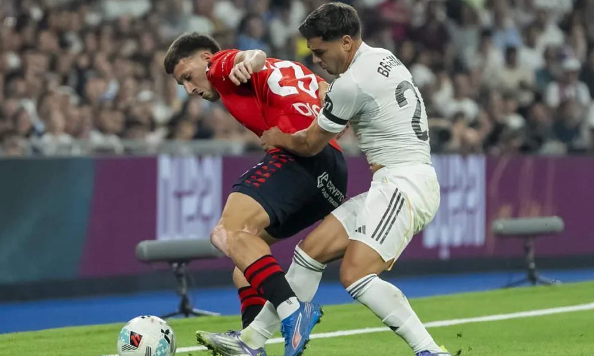 Brahim Díaz fue titular ante Osasuna y el Real Madrid podría anunciar pronto su renovación.