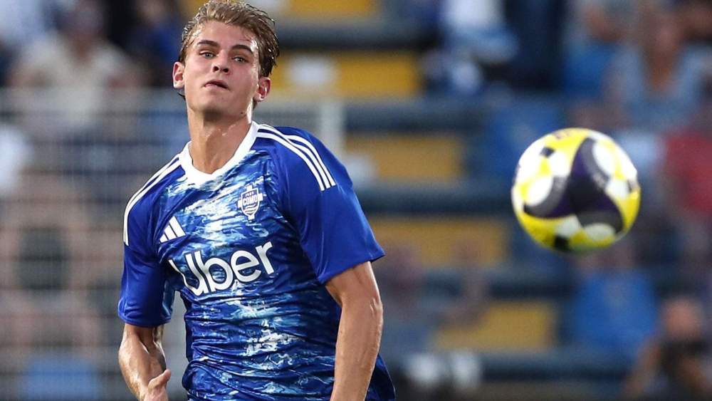 Nico Paz, en un partido reciente con el Como. Nico Paz, en un partido reciente con el Como.