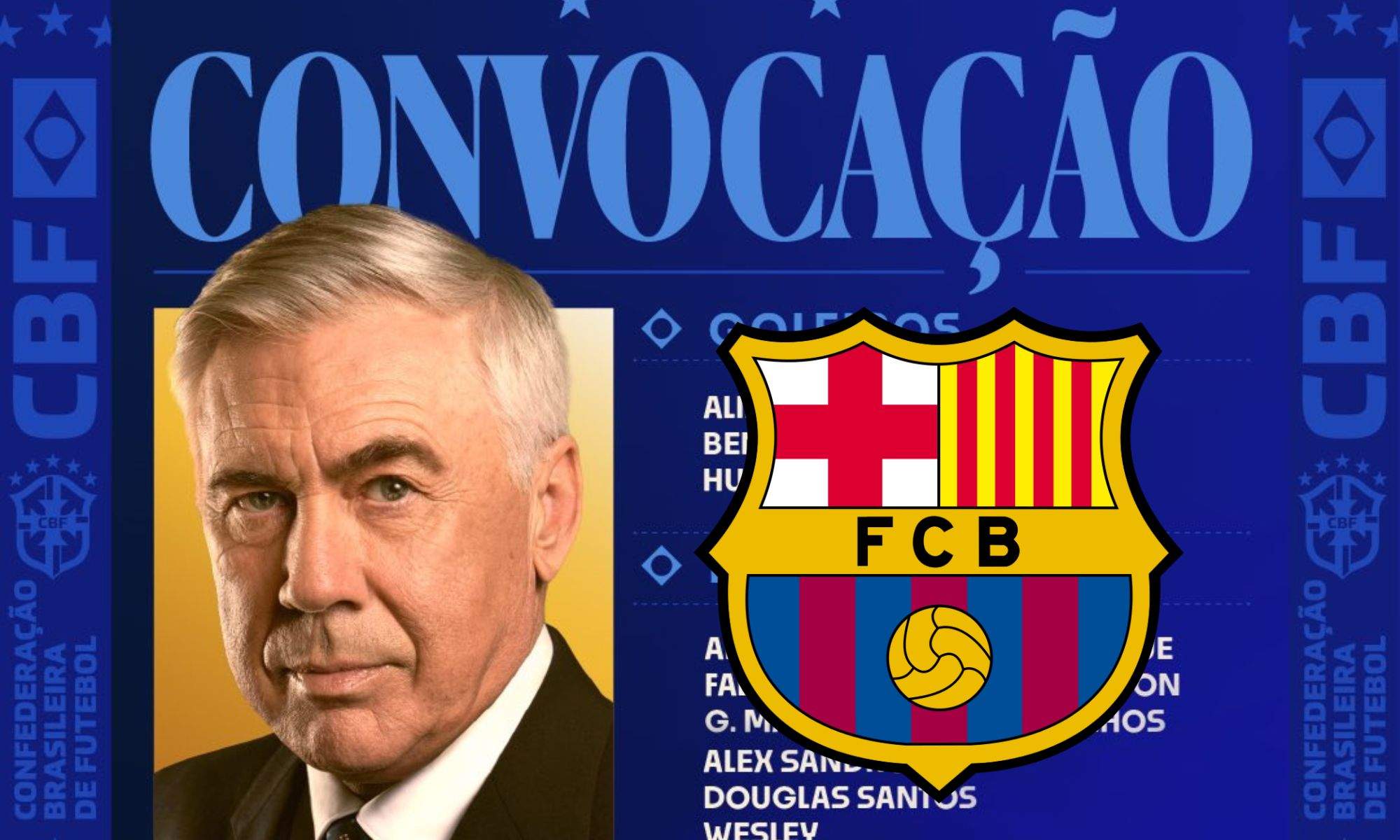 Ancelotti Convocatoria Brasil y Barça