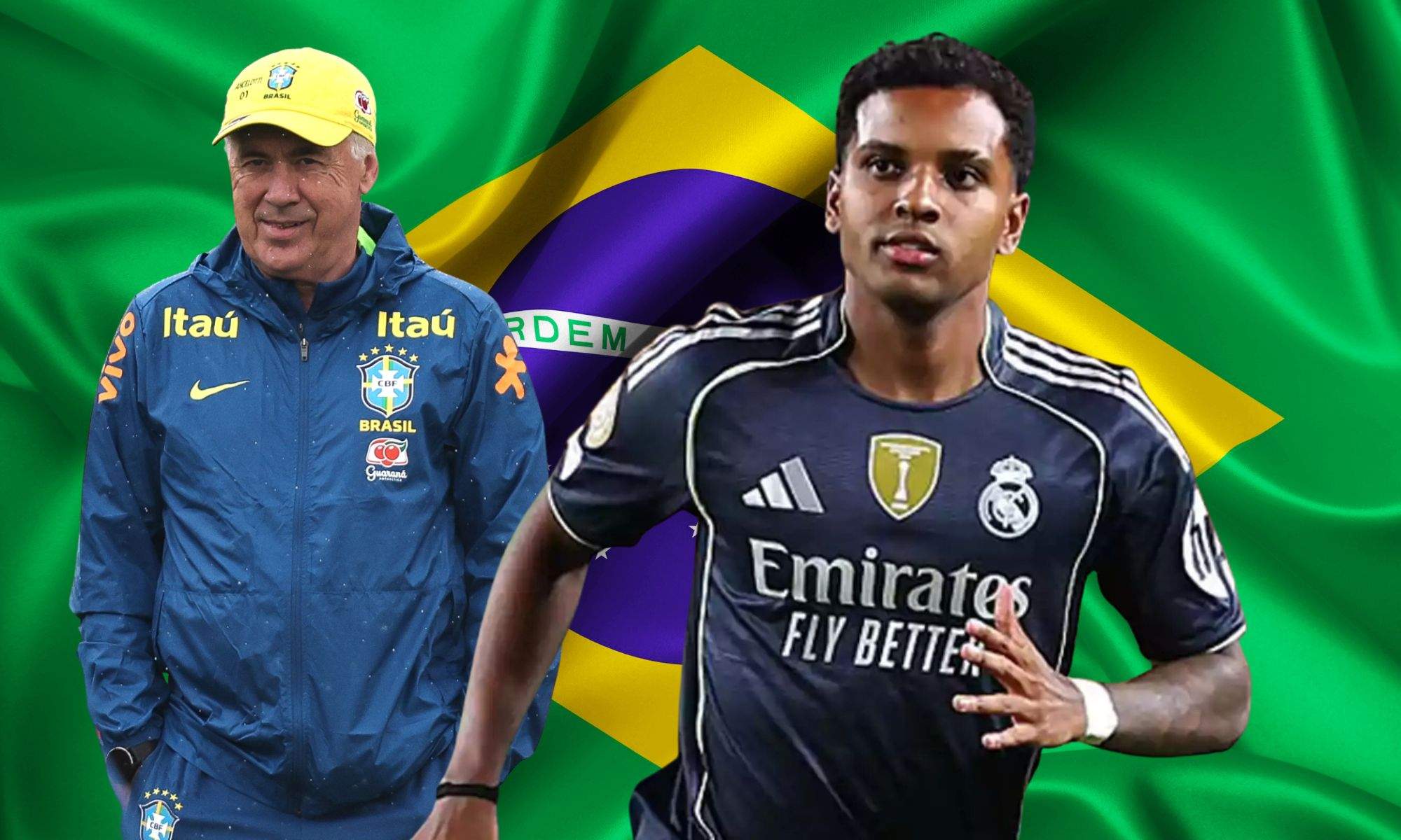 Ancelotti Brasil y Rodrygo Convocado