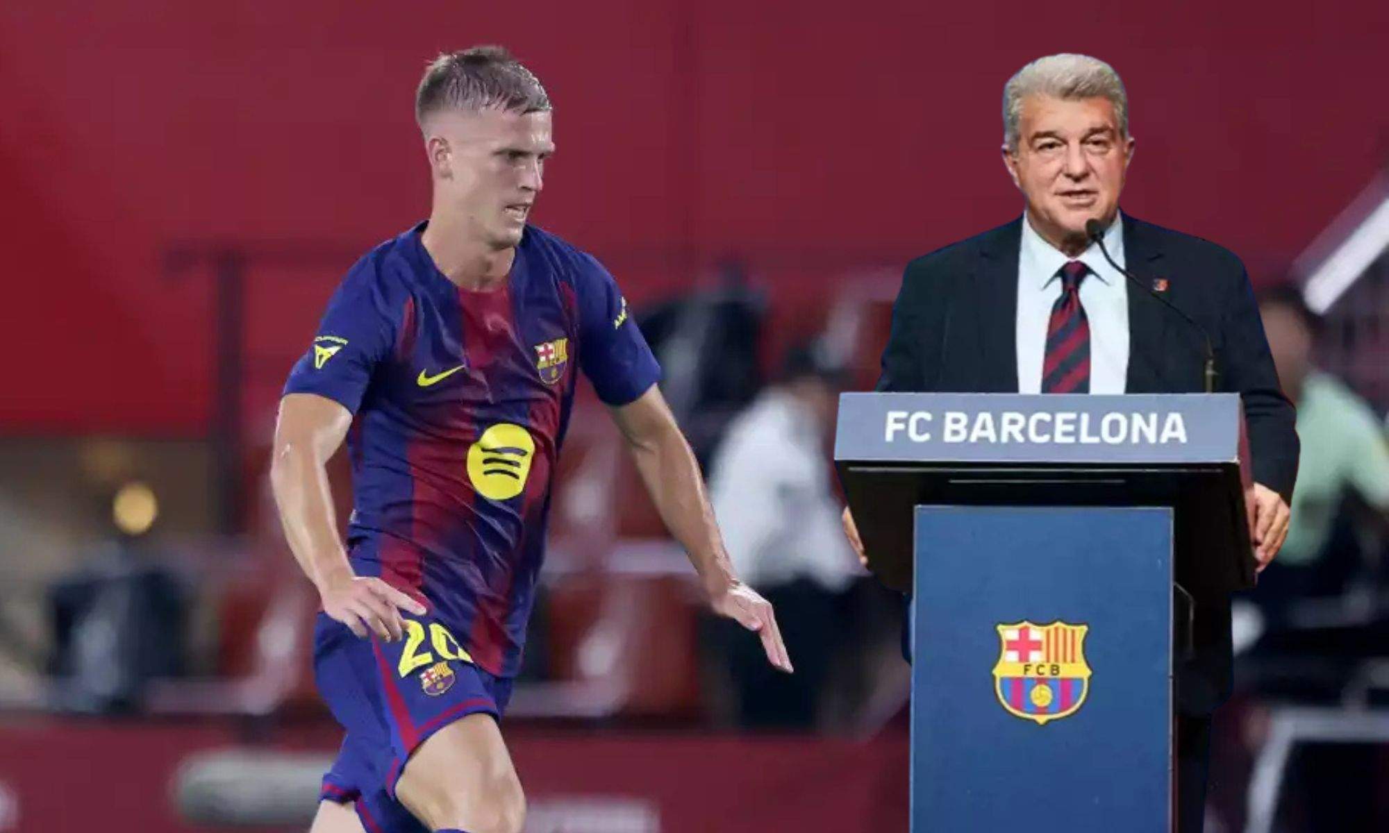 Dani Olmo y Laporta Inscripción