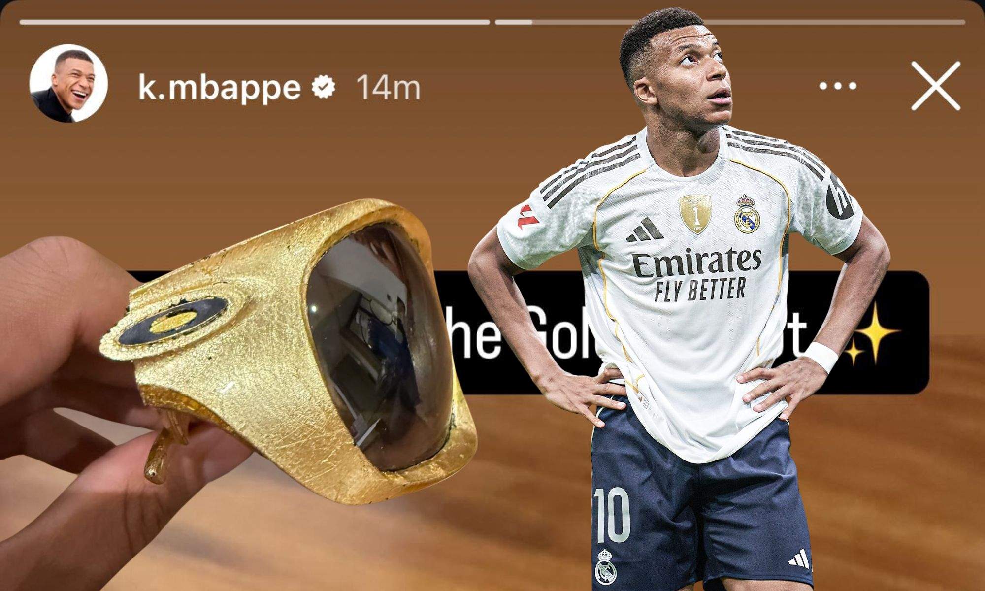 Mbappé y Regalo por la Bota Oro