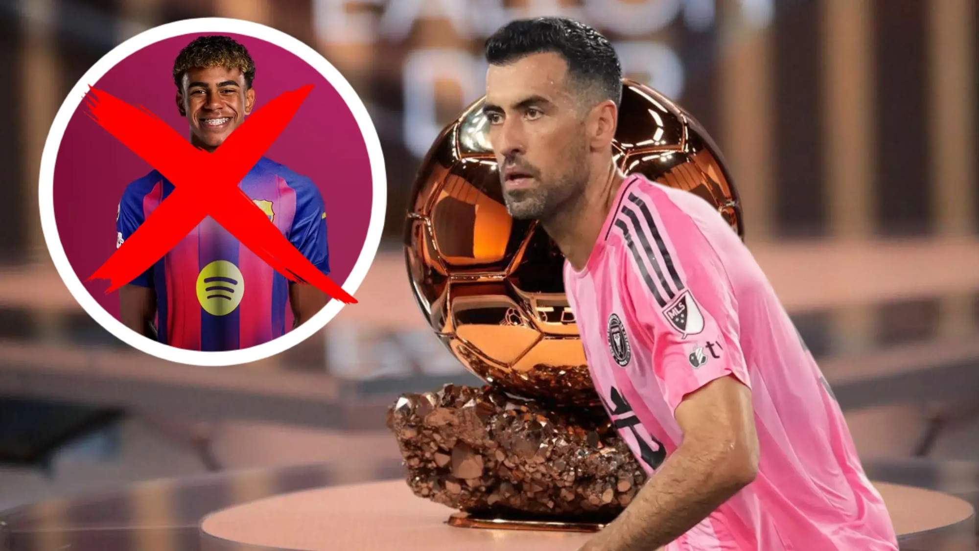 Sergio Busquets deja de lado a Lamine Yamal al mencionar al ganador del Balón de Oro. Sergio Busquets deja de lado a Lamine Yamal al mencionar al ganador del Balón de Oro.