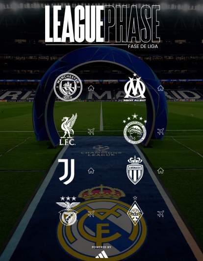 Partidos de fase de liga de la Champions Partidos de fase de liga de la Champions