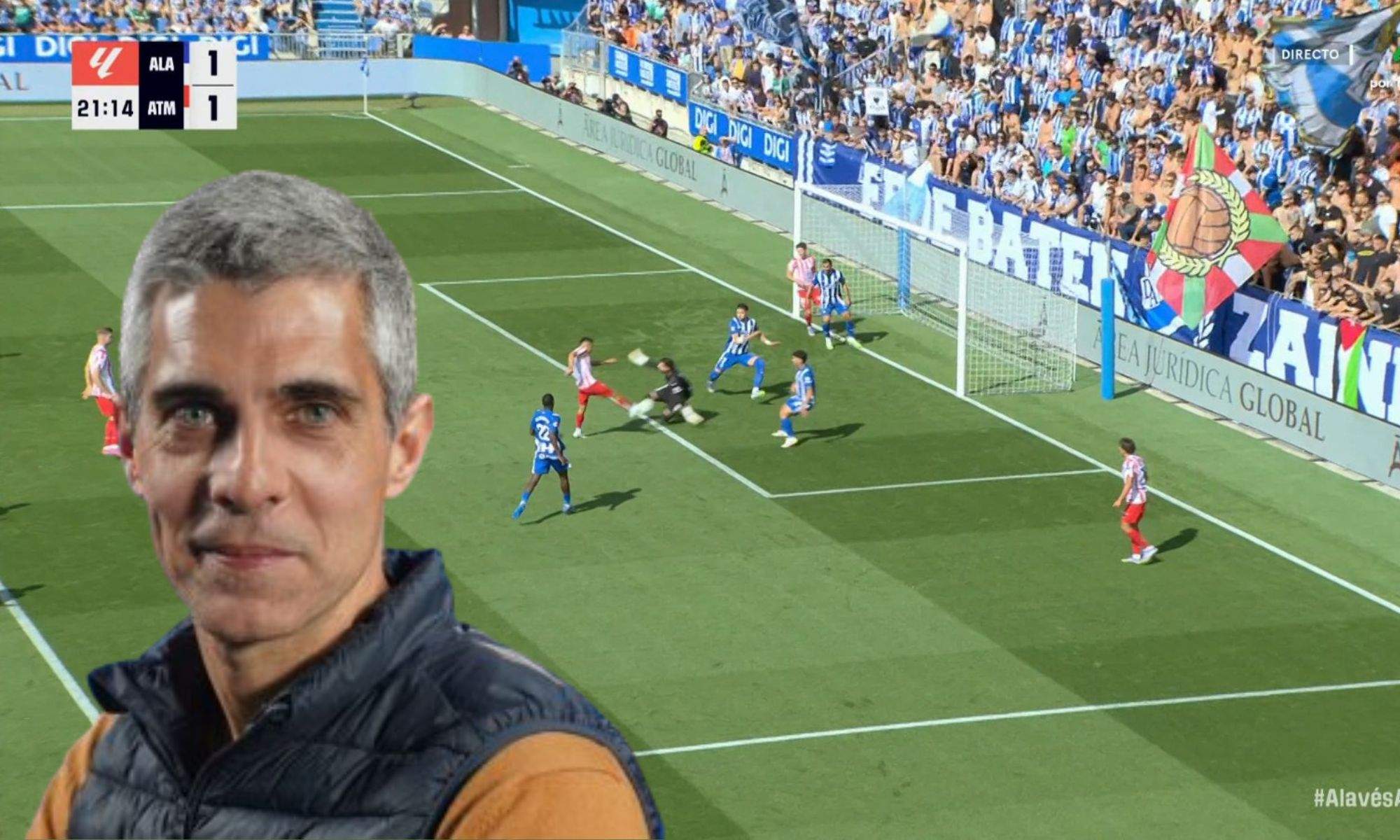 Gol Giuliano y José Luis Sánchez Gol Giuliano y José Luis Sánchez