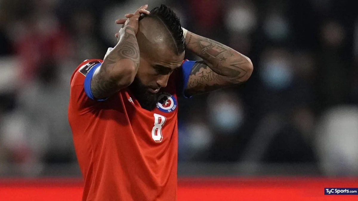 Arturo Vidal molesto Arturo Vidal molesto