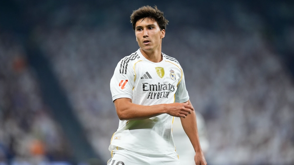 Gonzalo García durante un partido en el Bernabéu Gonzalo García durante un partido en el Bernabéu