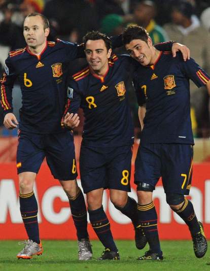 iniesta xavi villa españa