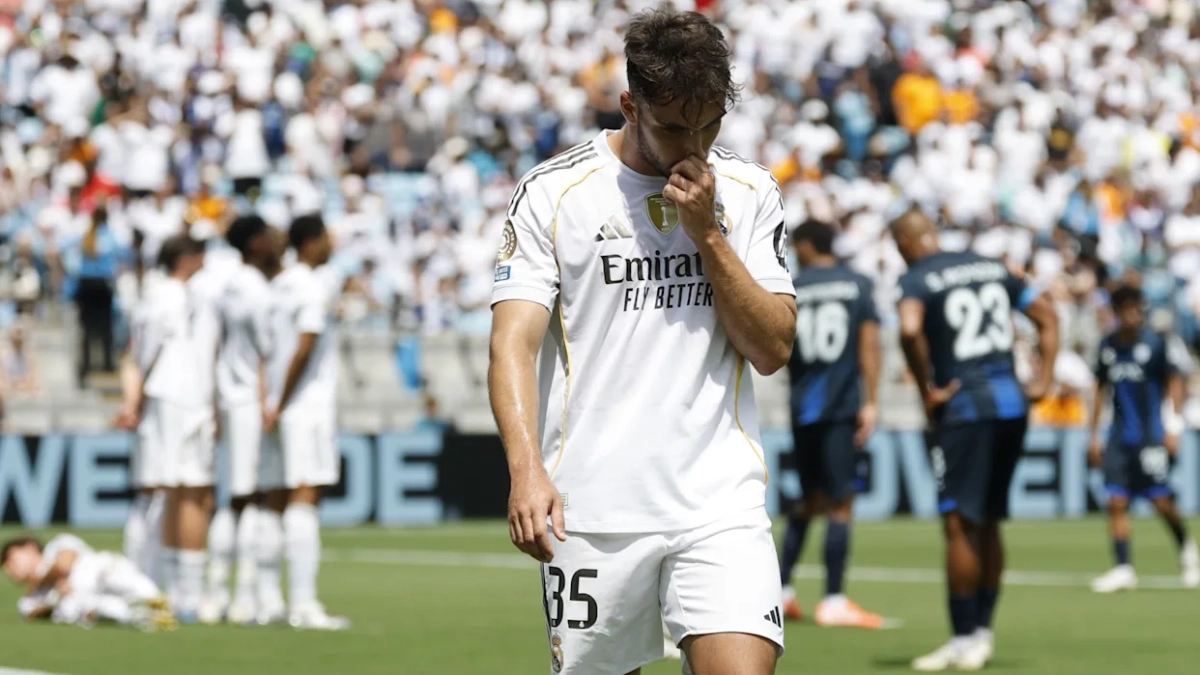Raúl Asencio durante el Mundial de Clubes. Raúl Asencio durante el Mundial de Clubes.