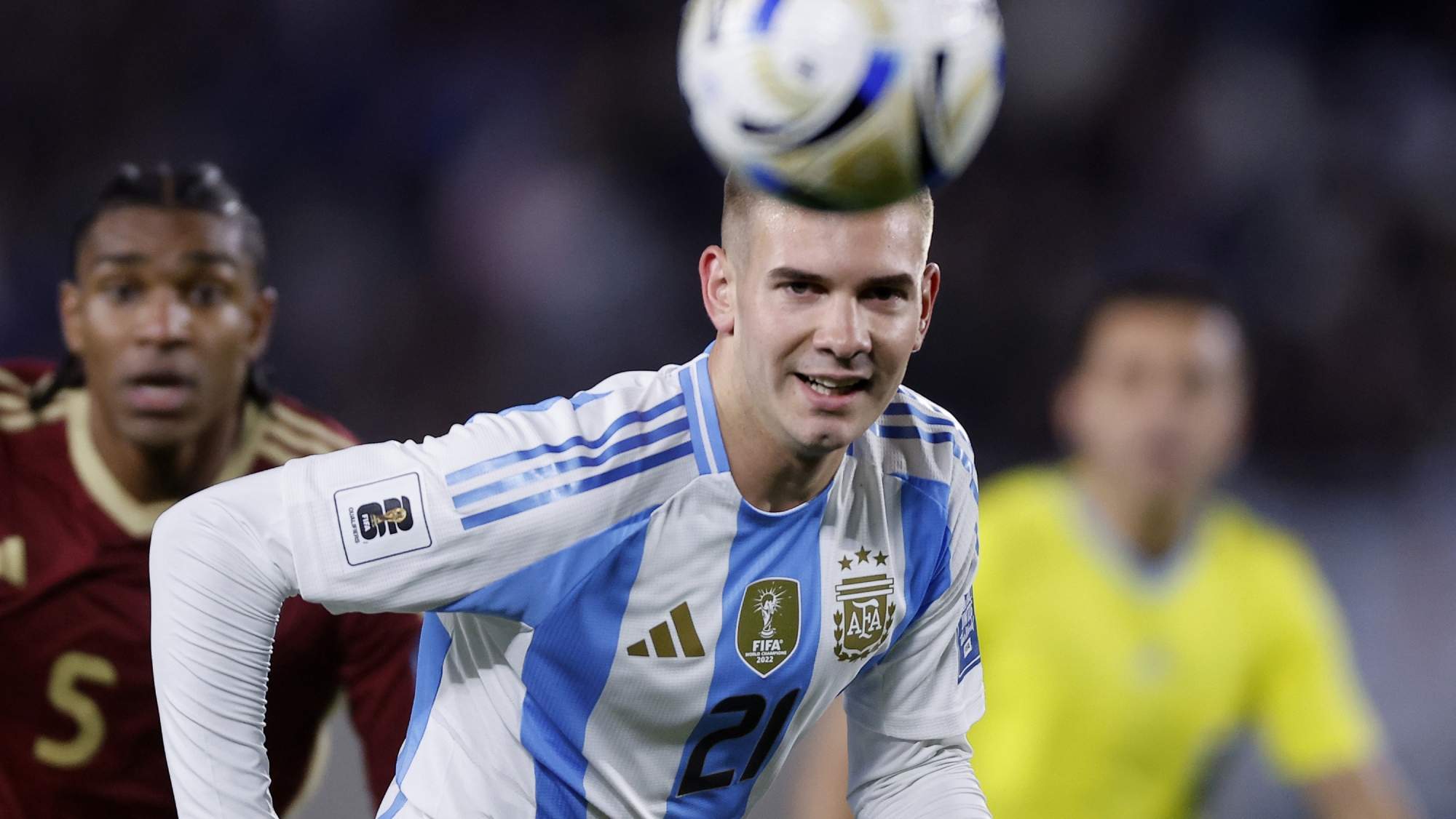 El partido de Franco Mastantuono con Argentina.