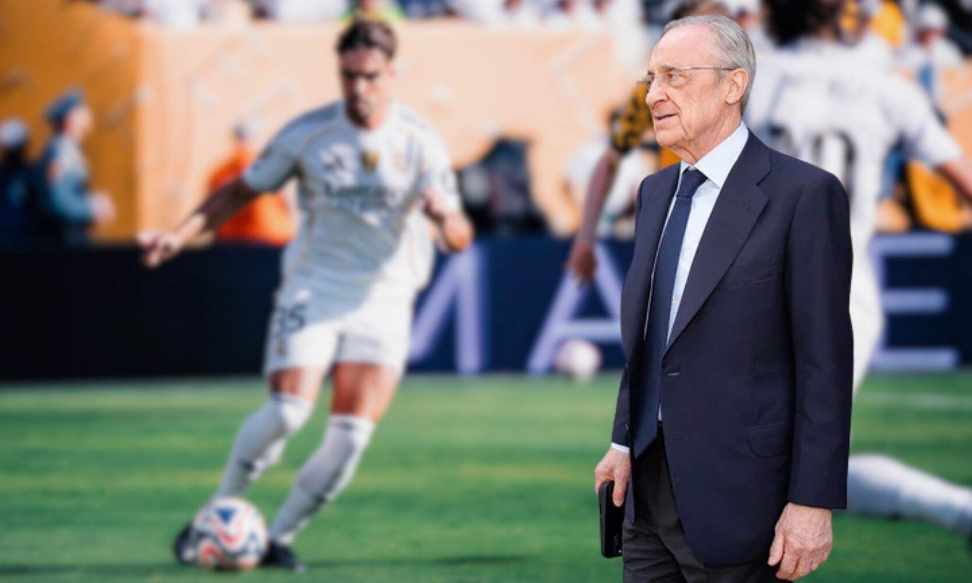 Raúl Asencio y Florentino Pérez