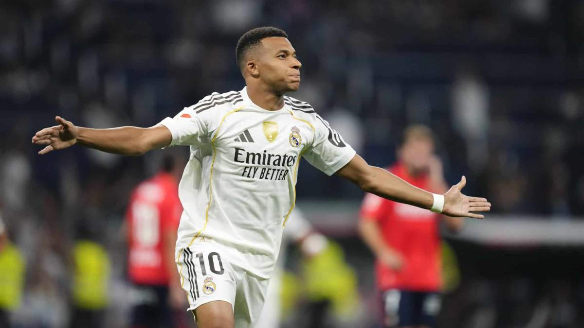 kylian mbappe celebracion gol realmadrid