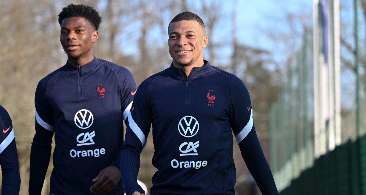 Tchouameni y Mbappé concentrados con la selección francesa