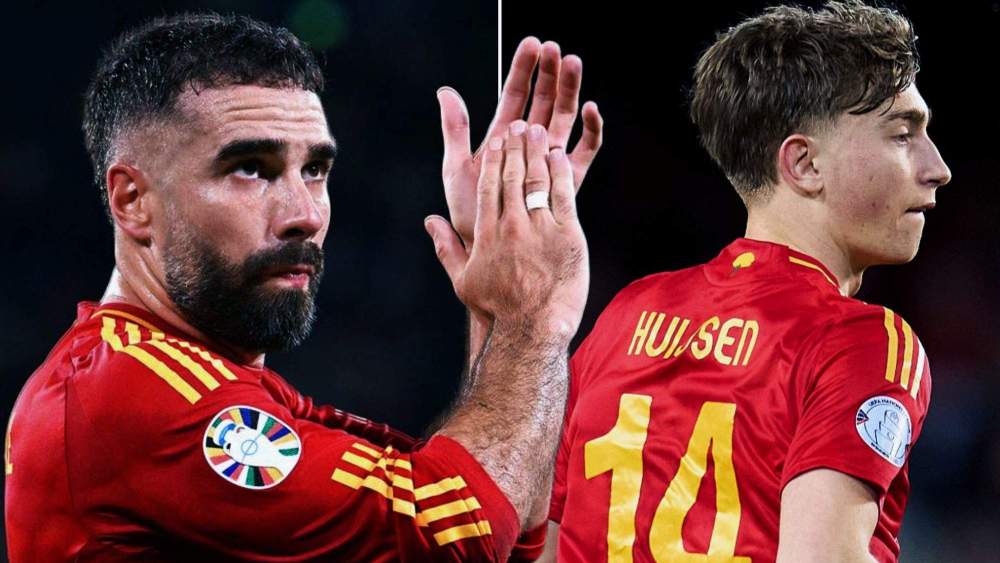 Carvajal y Huijsen con España Carvajal y Huijsen con España
