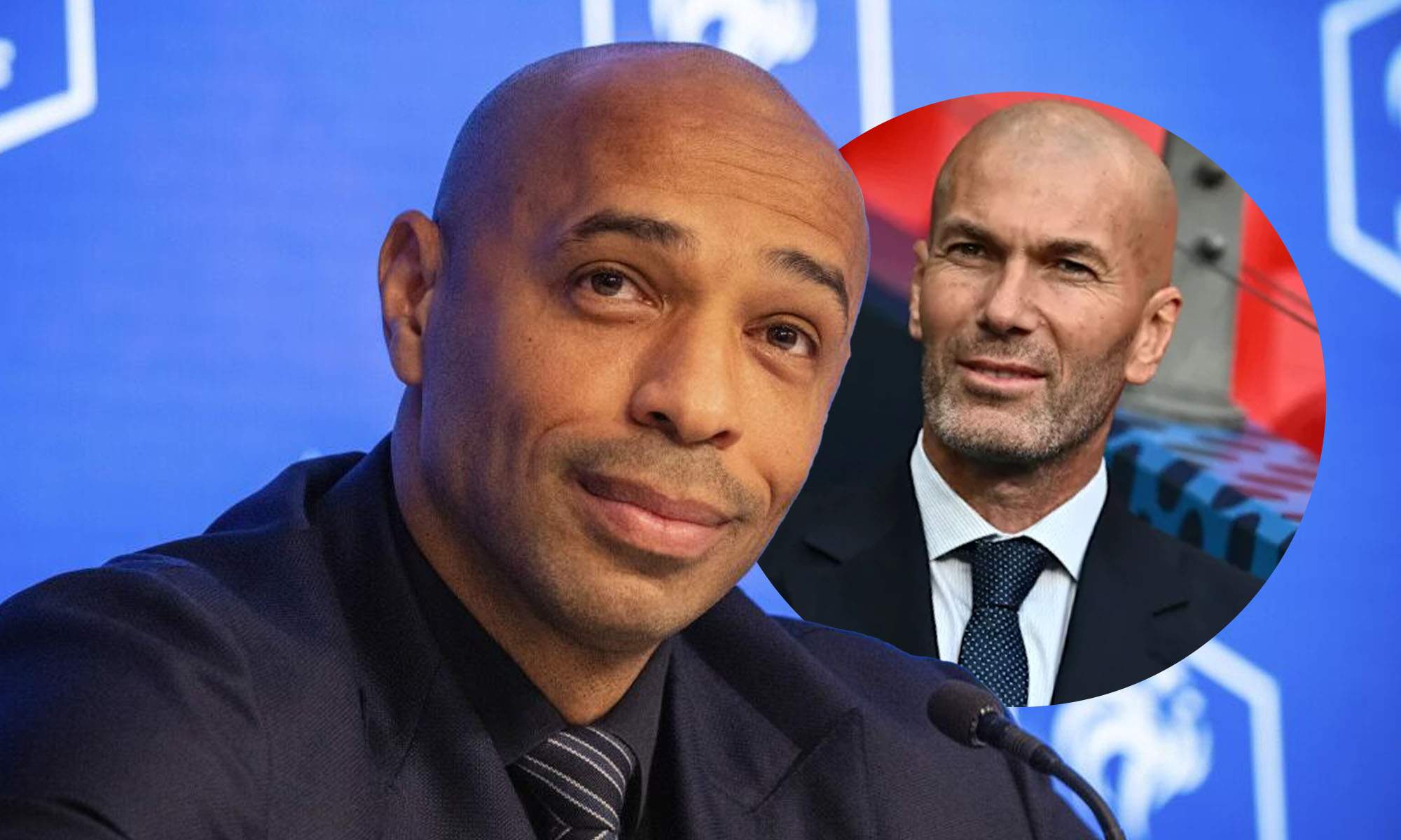 Henry con Zidane